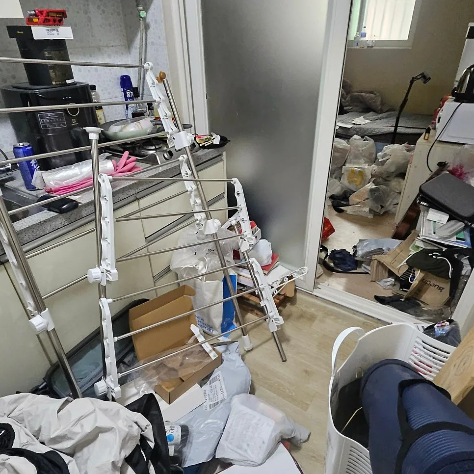 수원시 장안구 상광교동 쓰레기집청소 현장 현장 사진 2