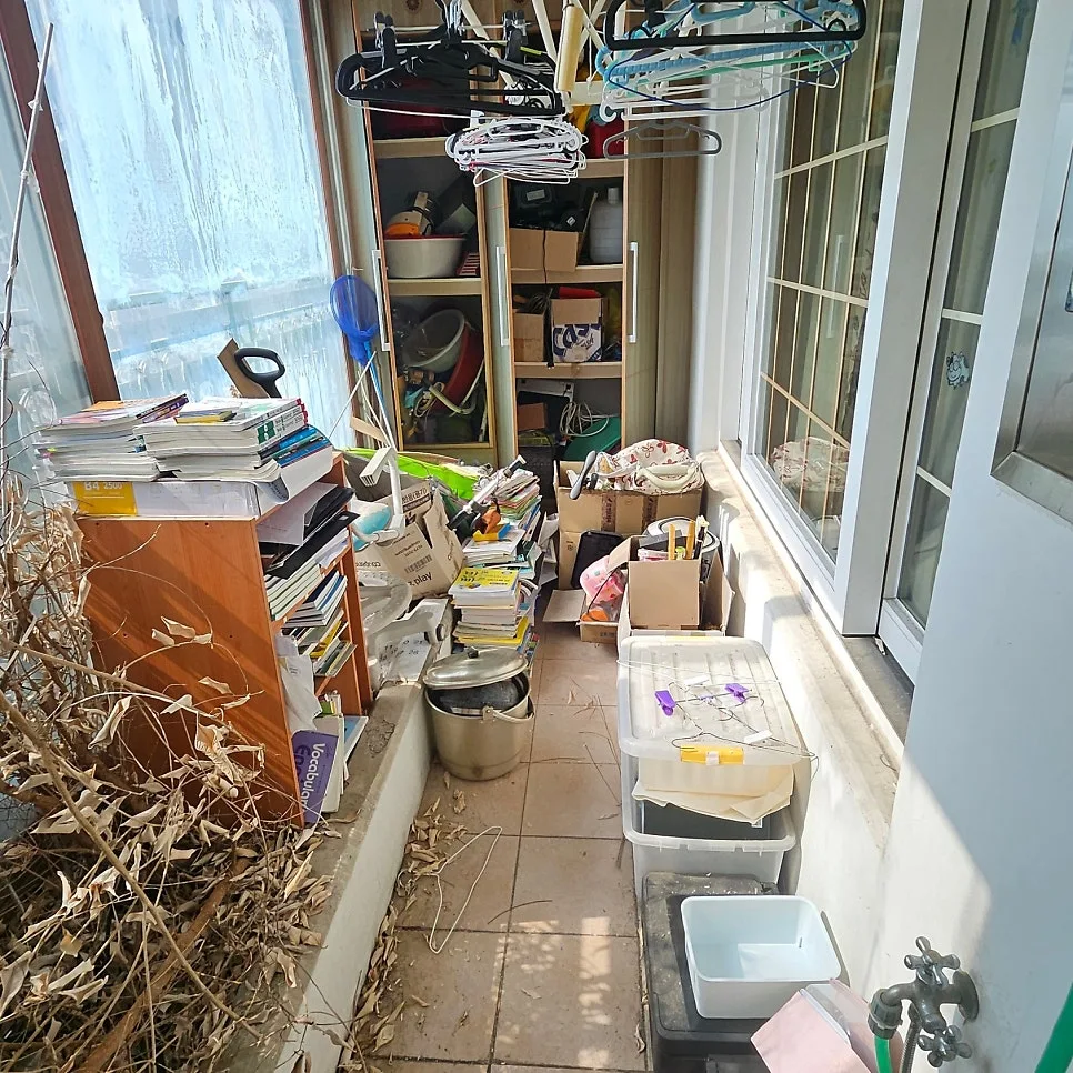 수원시 장안구 율천동 베란다 폐기물처리, 가정집 폐기물처리 현장 현장 사진 5